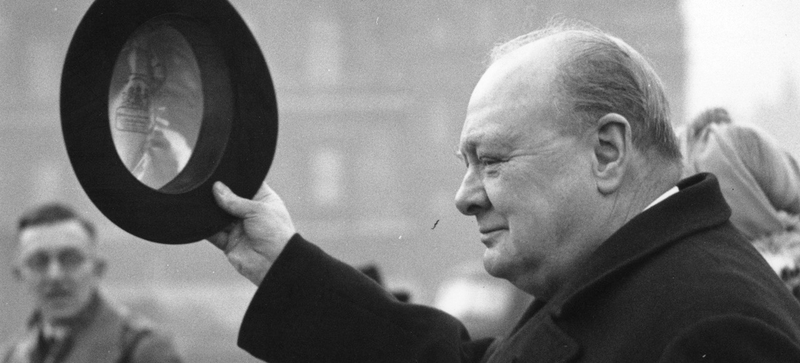 Winston Churchill in January of 1941 (Photo by Central Press/Getty Images)